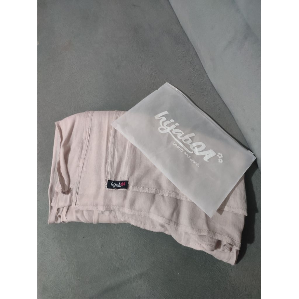 preloved pashmina viscose hijabqa warna earth