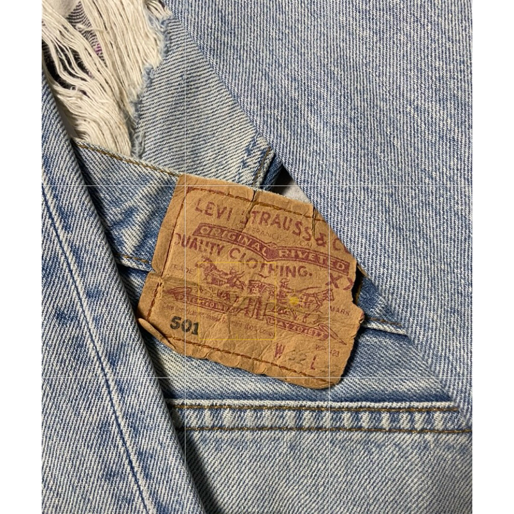 90'S LEVIS 501 STONE WASHED JEANS