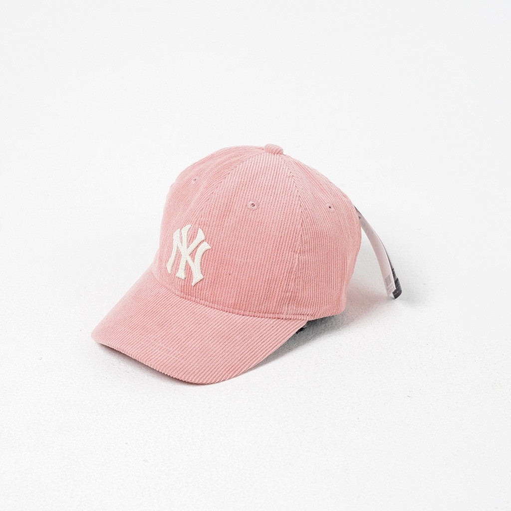Topi MLB NY WHITE PINK SUEDE CAP 100% ORIGINAL - OS ADJUST