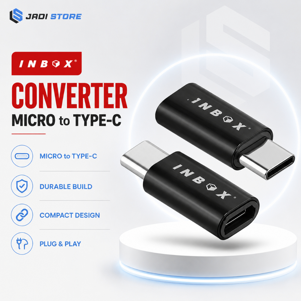 INBOX Konektor Micro USB to Type C Micro USB to Type C Micro USB to Tipe C Micro USB to Type C Conve