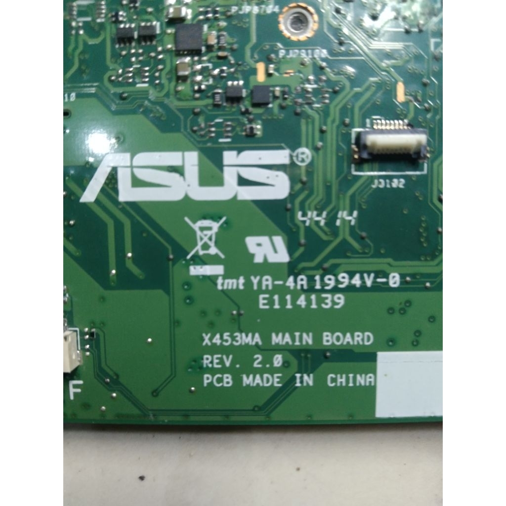 mobo asus x453ma normal