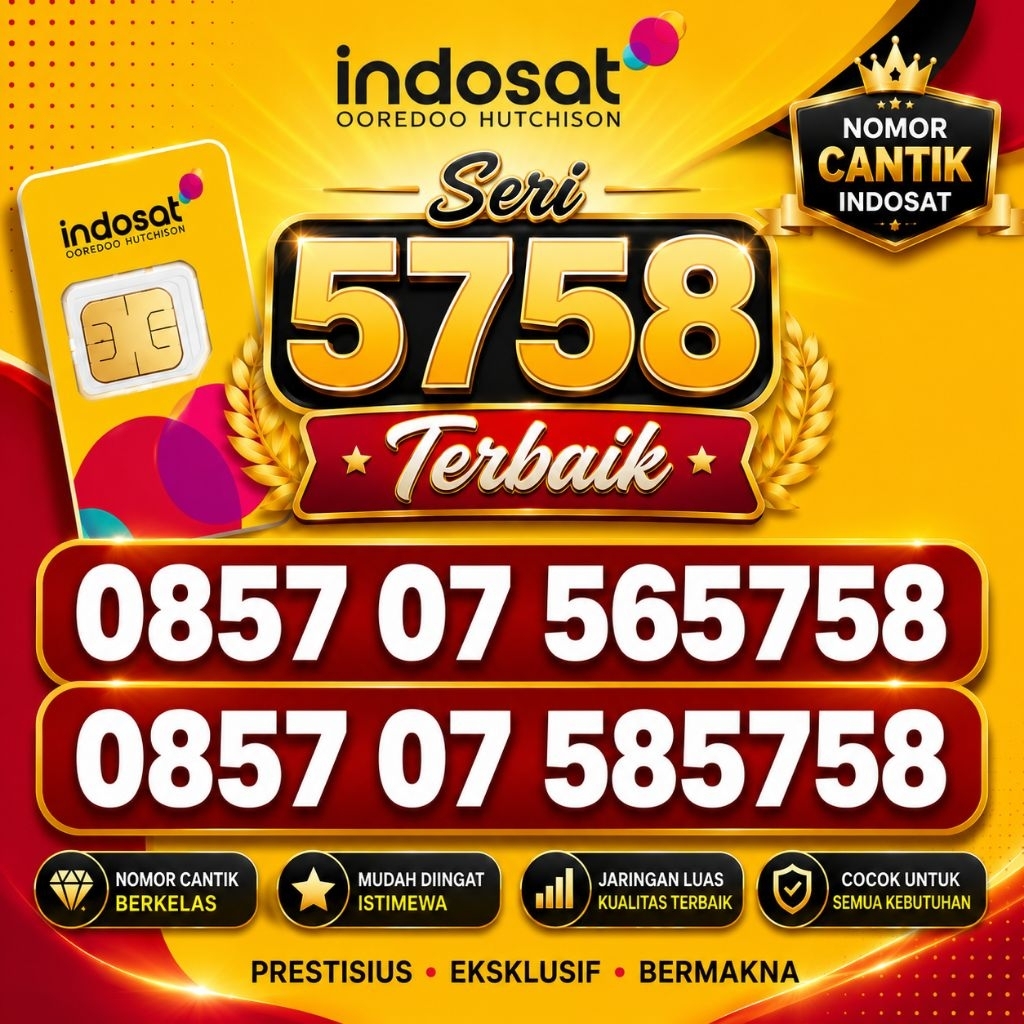Indosat seri 5758 Terbaik