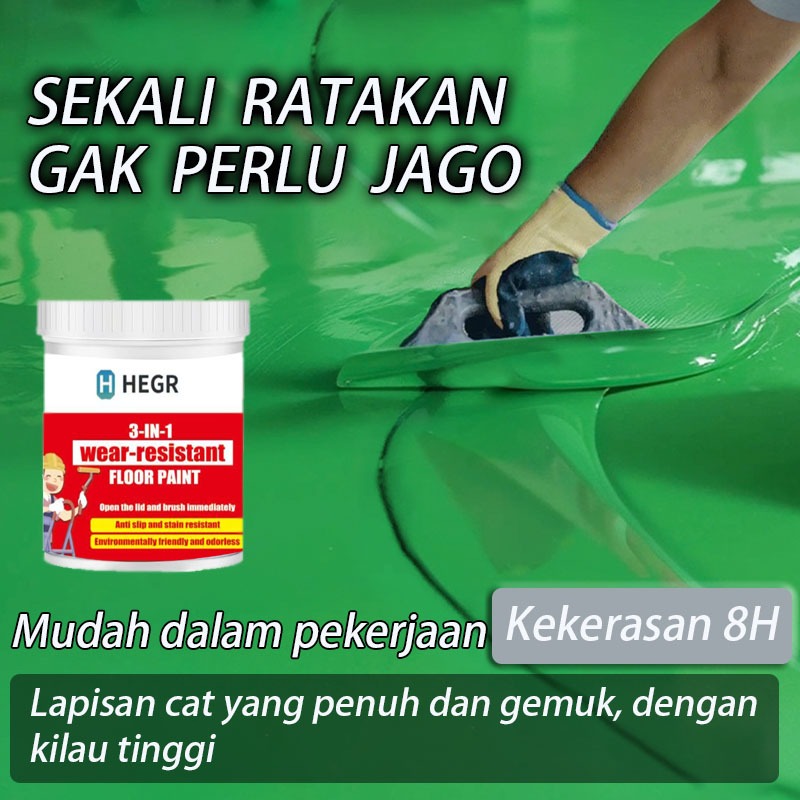 [Cat Lantai Lapangan ]Cat dasar lantai epoxy cat lantai anti air anti lembab dan anti gores Tidak pe