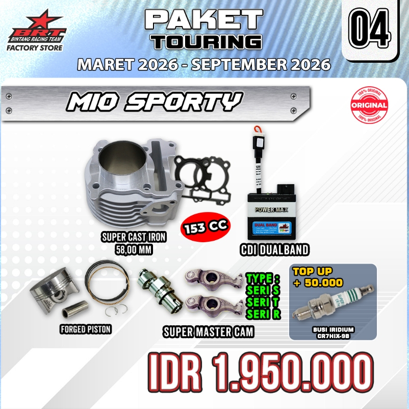 PAKET BORE UP SET MIO SPORTY DAN MIO SMILE