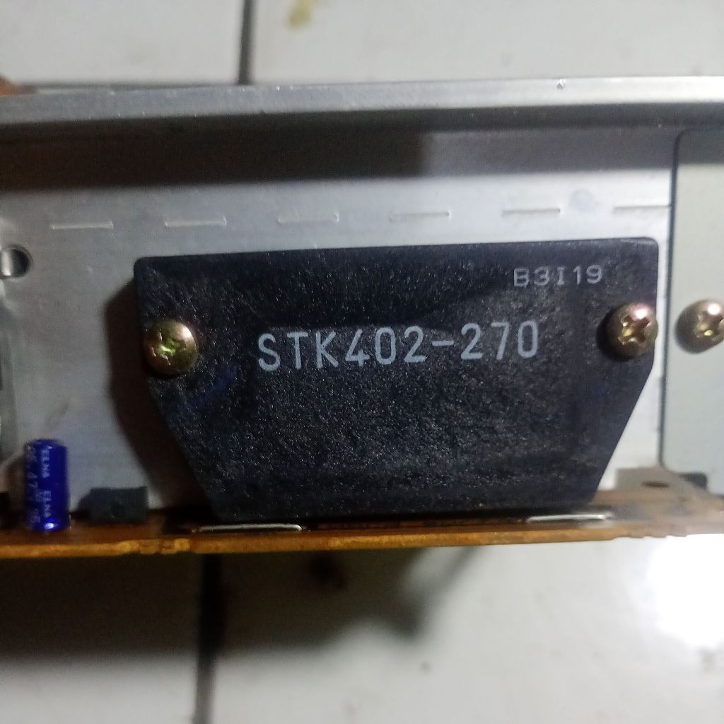 STK 402-270 cabutan  HOME TEATHER PIONEER NORMAL LULUS TES SEBELUM DI COPOT  DARI PCB NYA SI JUAL PE