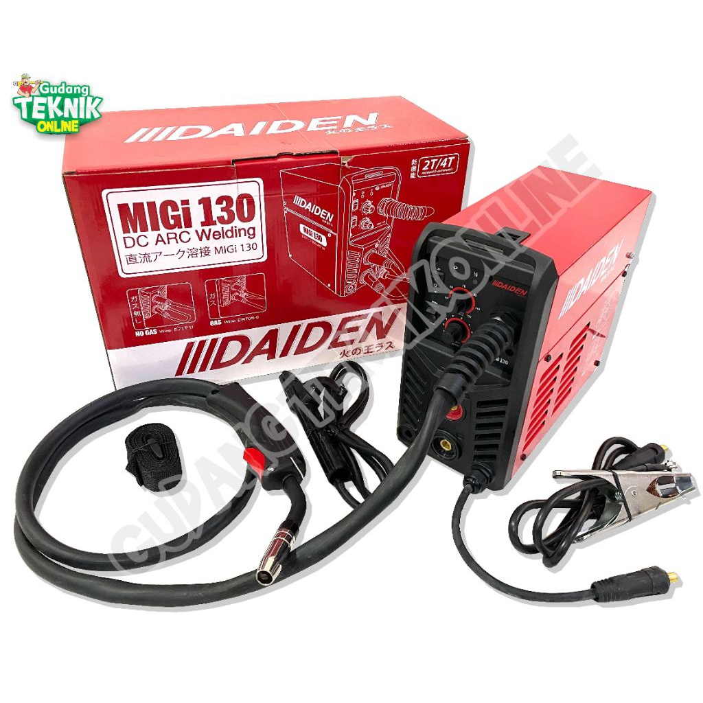 TRAVO LAS MIG 130A DAIDEN MESIN LAS INVERTER MMA, MIG