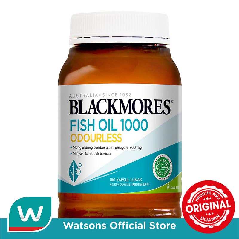 Blackmores Odourless Fish Oil 1000 180'S