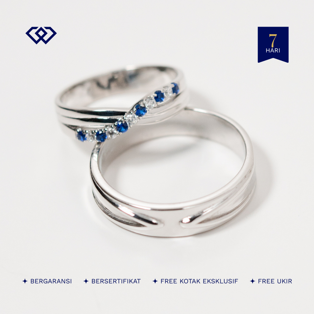 Winata Jewelry - Cincin Nikah Kawin Couple Perak