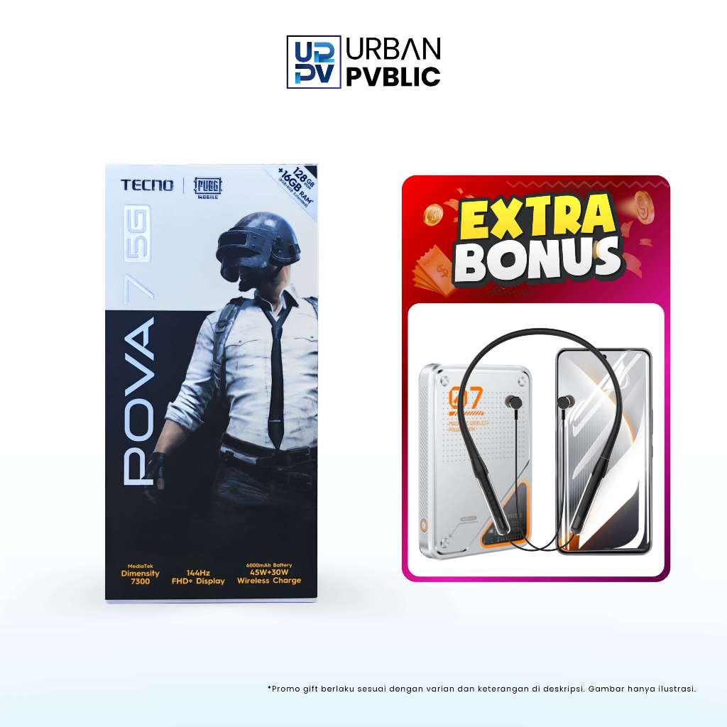 Murah | TECNO POVA 7 5G Ram 8GB Internal 128GB & 256GB HP Gaming Murah Original Garansi Resmi 1 Tahu
