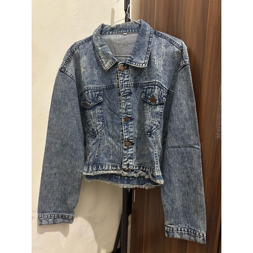 preloved jeans jacket and trouser