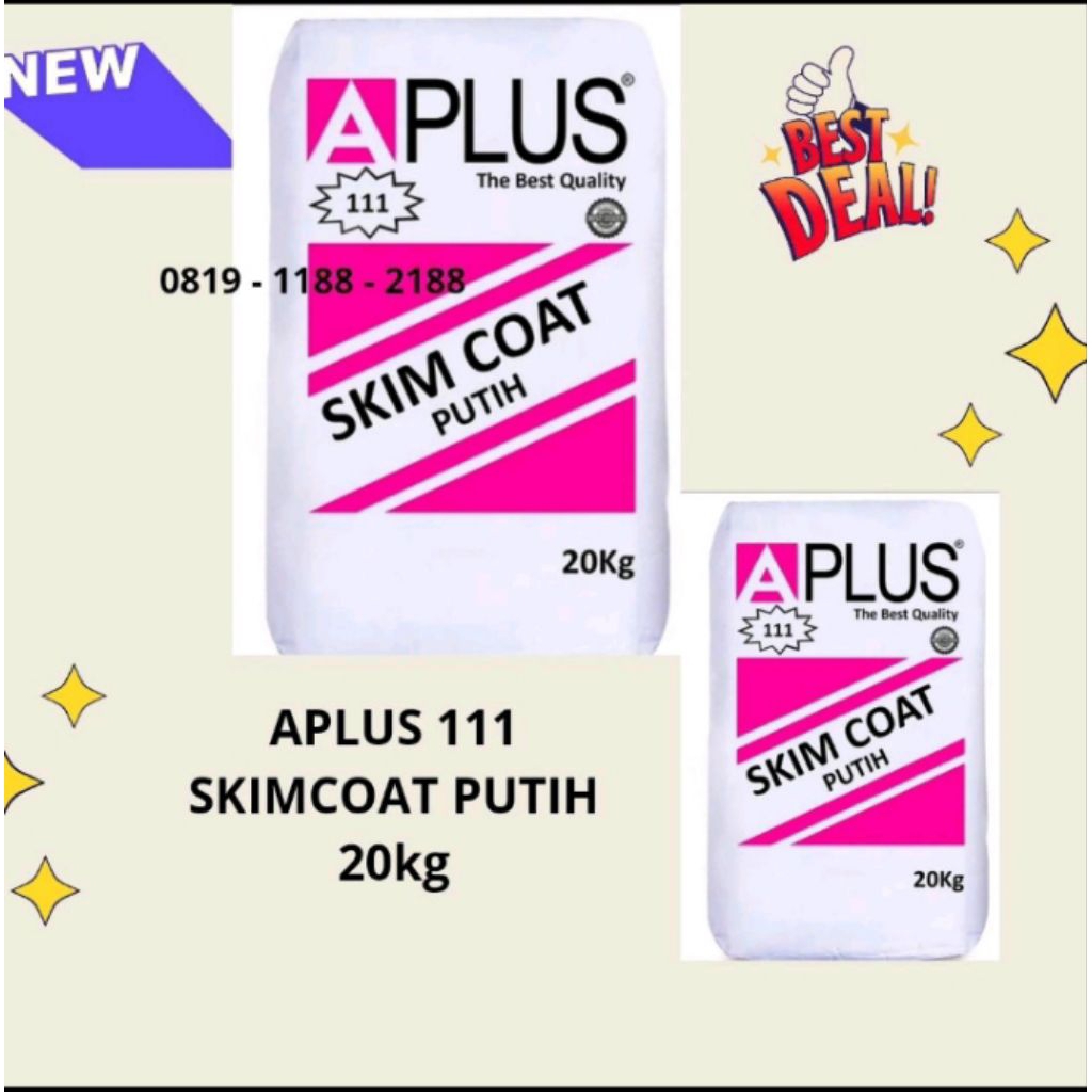 APLUS SKIMCOAT 20KG