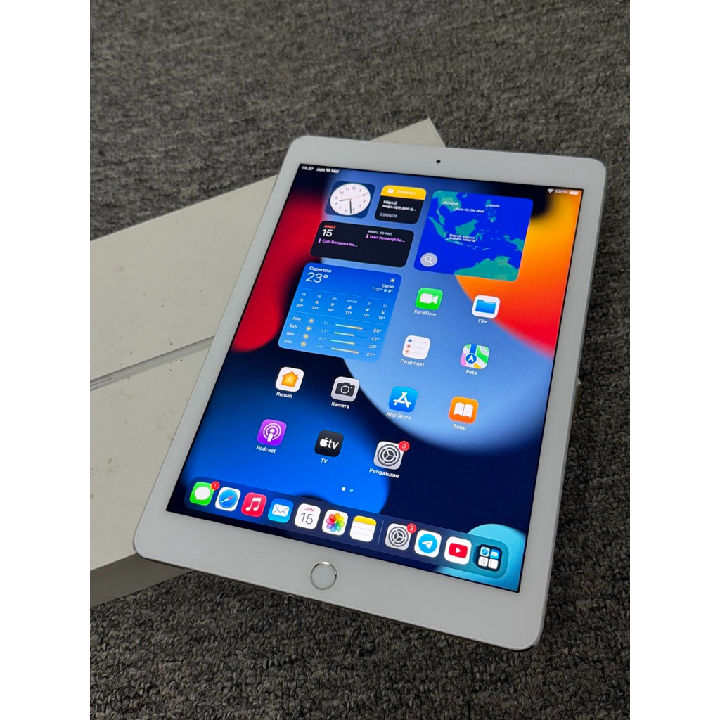 Ipad Air 2 WiFi 128gb Normal Jual Murah Siap Pakai Lengkap Mulus