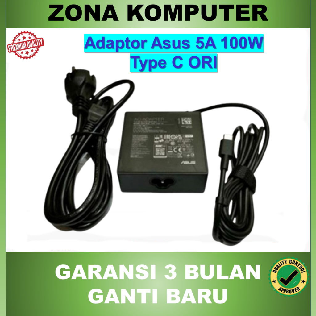 Adaptor Charger ASUS ZENBOOK 14X OLED UX5401E UX5401ZAS Type C 100W