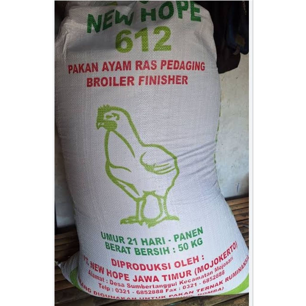 New hope 612 pakan ayam pedaging finisher