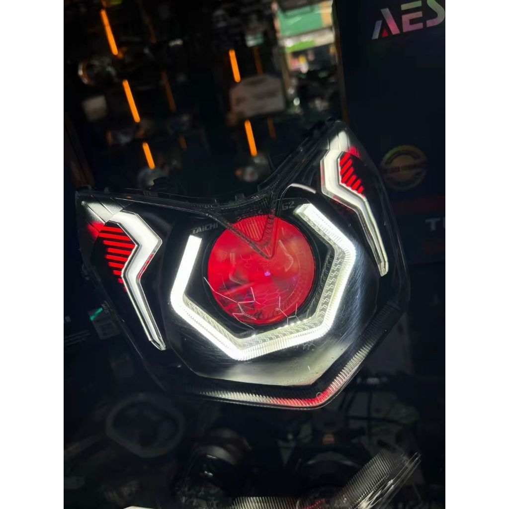 HEADLAMP SUPRA X 125 BATMAN Custom by RPMX