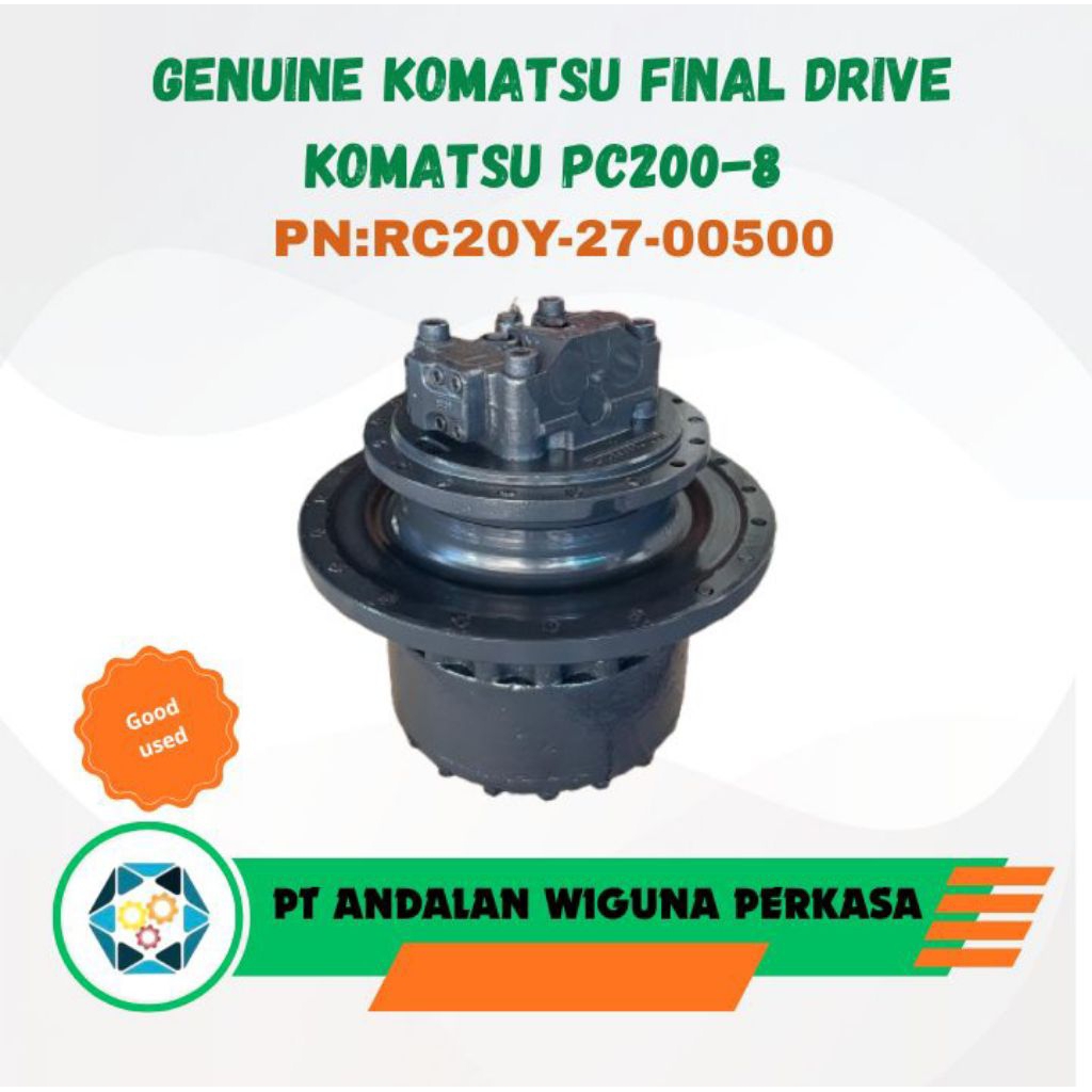 Final Drive Komatsu PC200-8 PN:RC20Y-27-00500