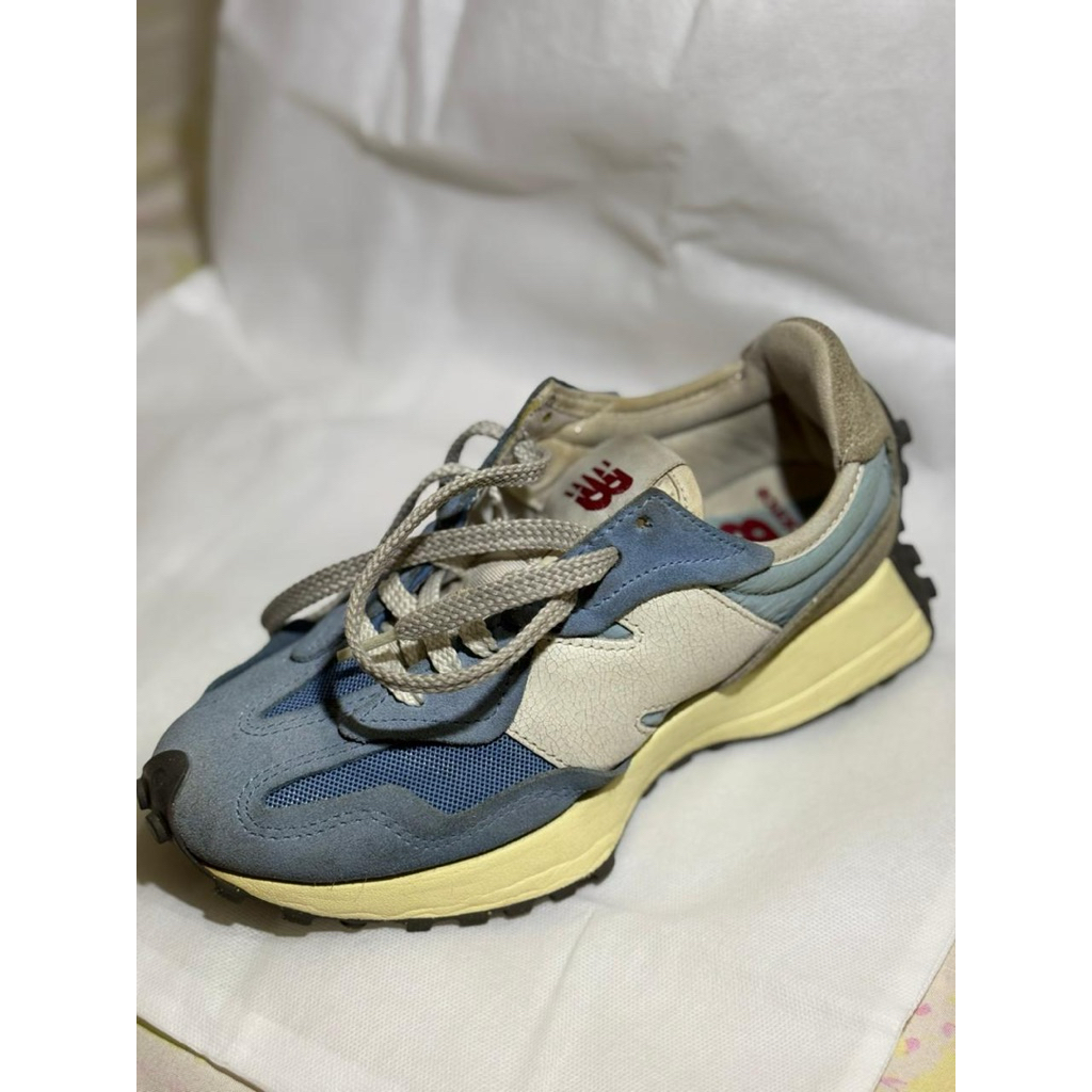 Women Sneakers New Balance 327 Blue Lagona Original
