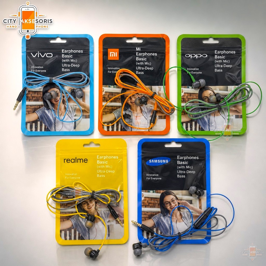 Handsfree Headset Oppo QP-002+ Earphones Handset Handsfree Oppo