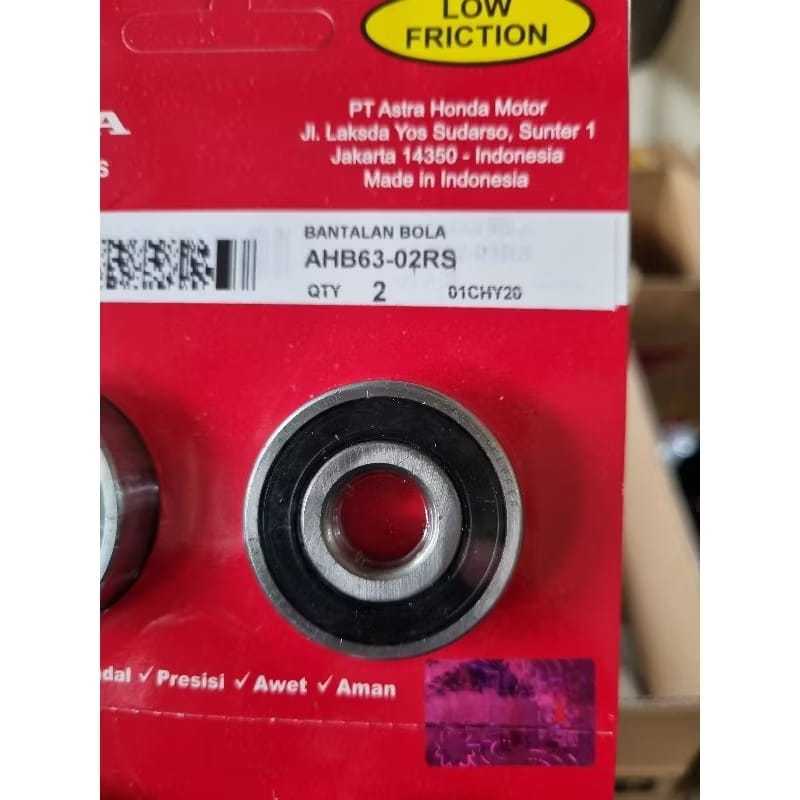 bearing 6302 2RS roda belakang aasuper