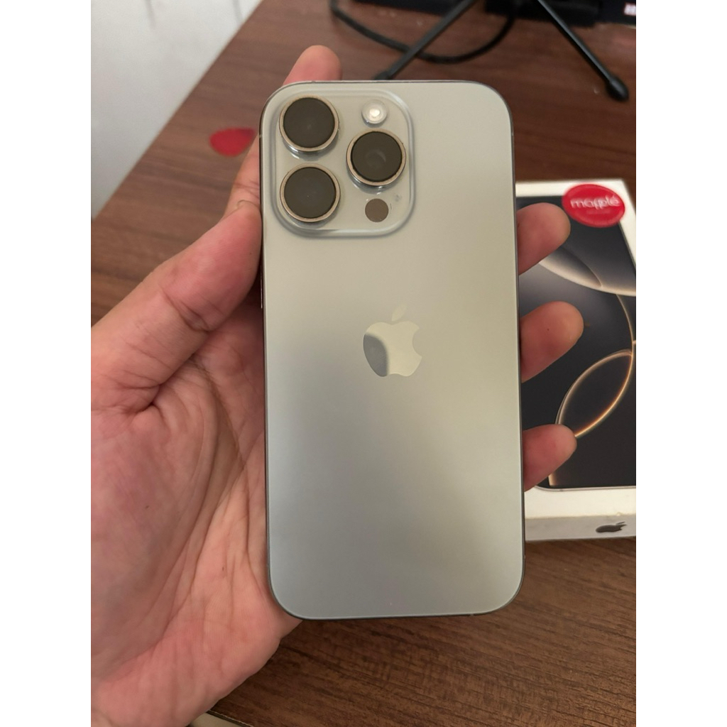 iphone 16 pro 128gb DIGIMAP ORIGINAL natural titanium second mulus like new