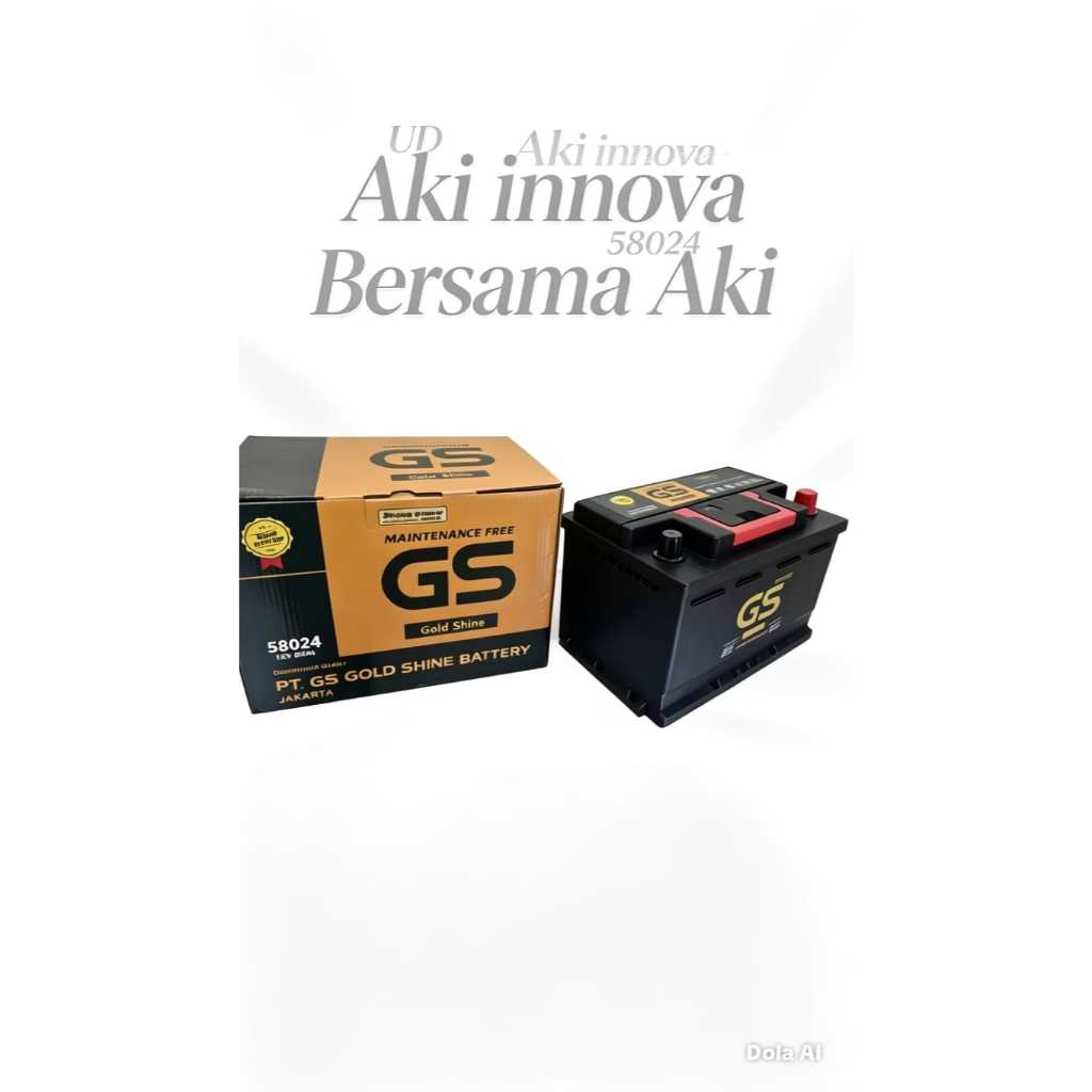 AKI KERING 58024 LN3 AKI MOBIL FORTUNER VRZ/INNOVA REBORN/AKI BMW AKI KERING GS GOLD SHINE AKI MOBIL
