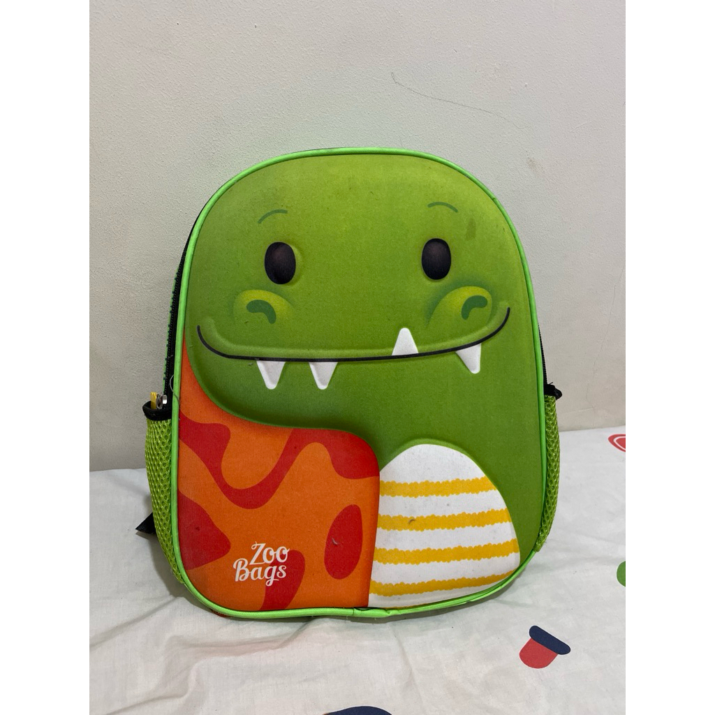 tas dinosaurus anak zoo bags timbul