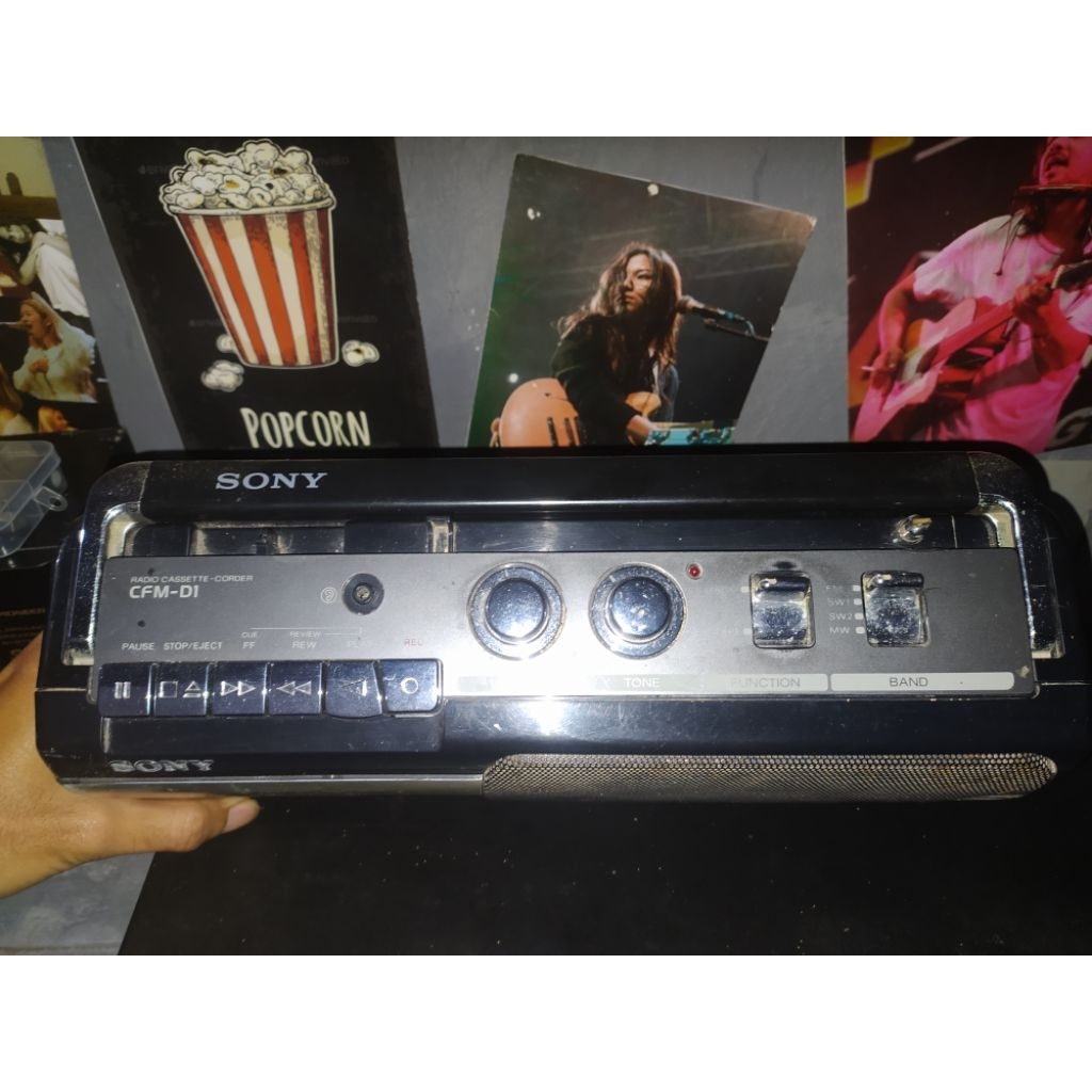 tape sony cfm d1 baca deskripsi