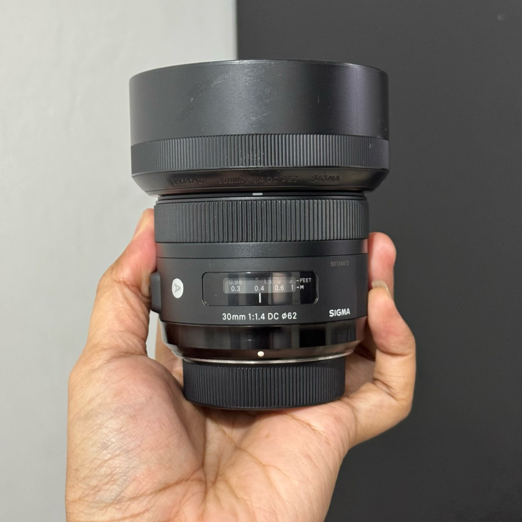 Lensa Fix Sigma 30mm F1.4 DC ART For Nikon Dslr