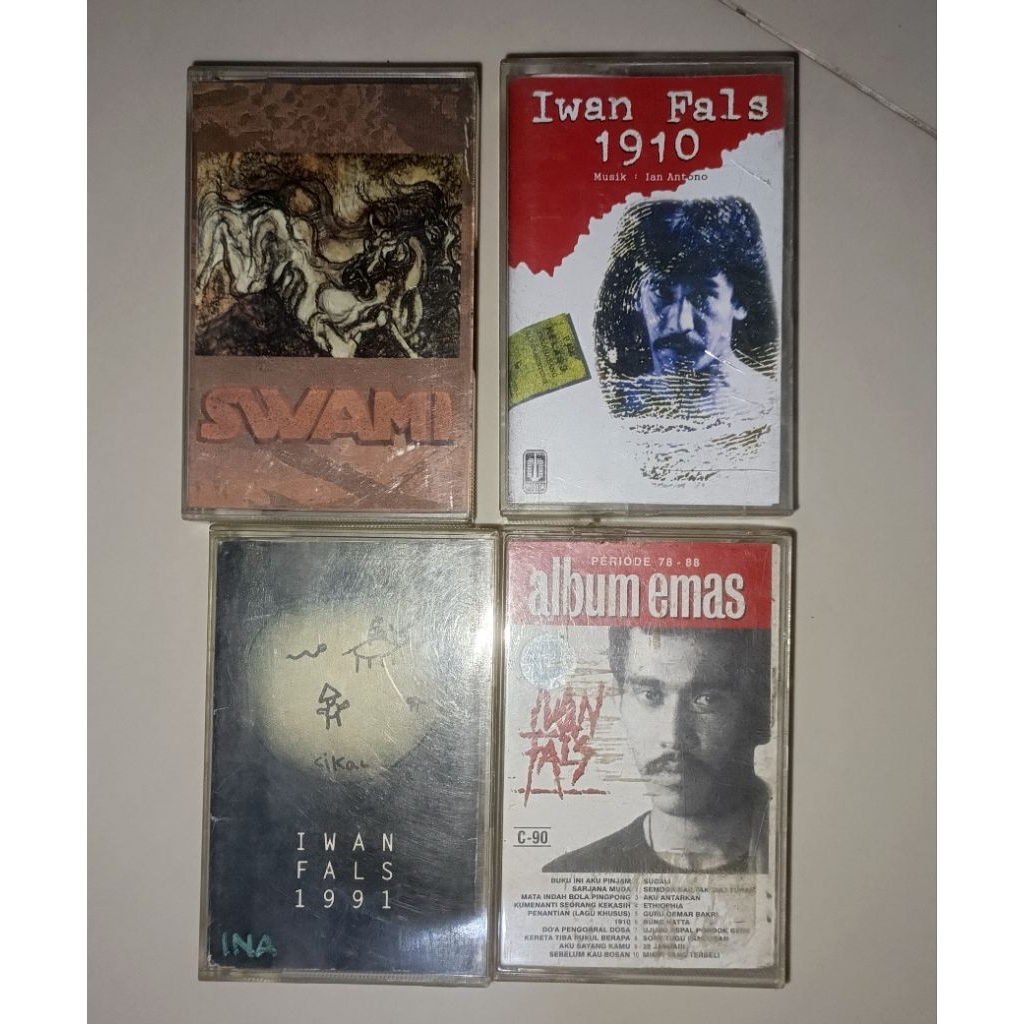 DIJUAL CEPAT KASET IWAN FALS ALBUM EMAS, SWAMI, 1910, 1991