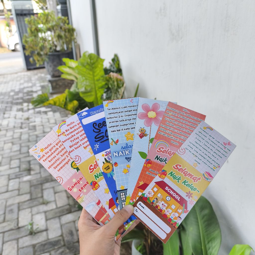Kartu Ucapan Kenaikan Kelas/Reward Siswa/Kartu Graduation