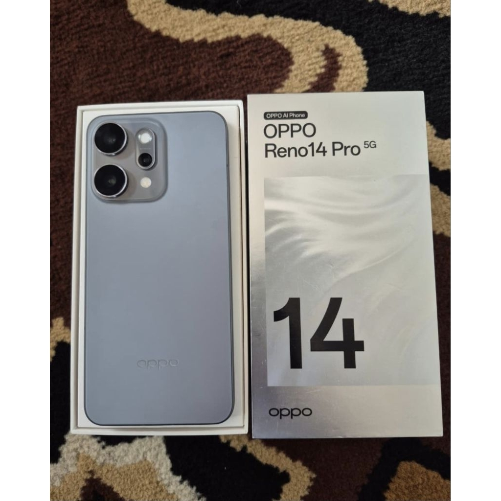oppo reno 14 pro 12/512gb second resmi