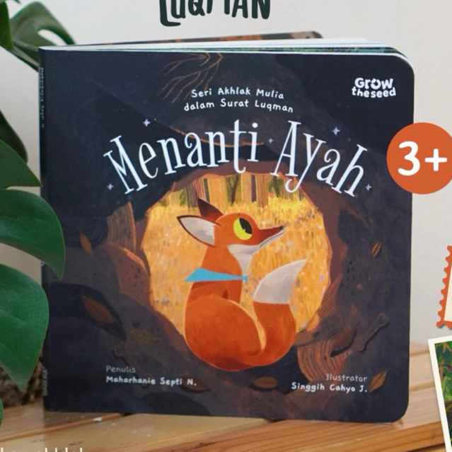 Menanti Ayah (Seri Nasihat Luqman) - Buku Edukasi Anak Berbakti Pada Orang Tua, Tanggung Jawab, Saba