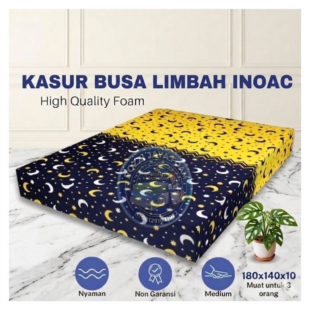 KASUR BUSA LIMBAH INOAC UKURAN 180X140X10