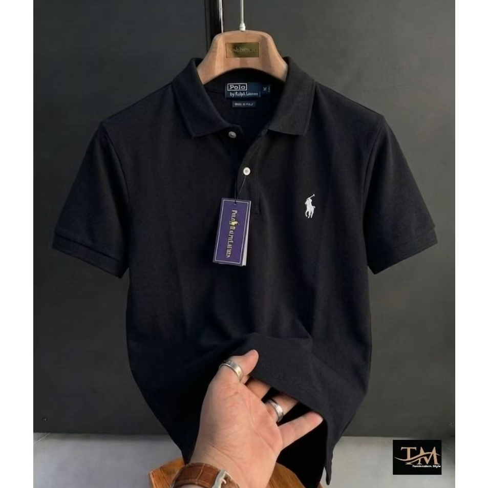 Koas Polos Pria / Baju Kaos Kerah Pria Branded /Koas Krah Polo Shirt Pria Premium HQ