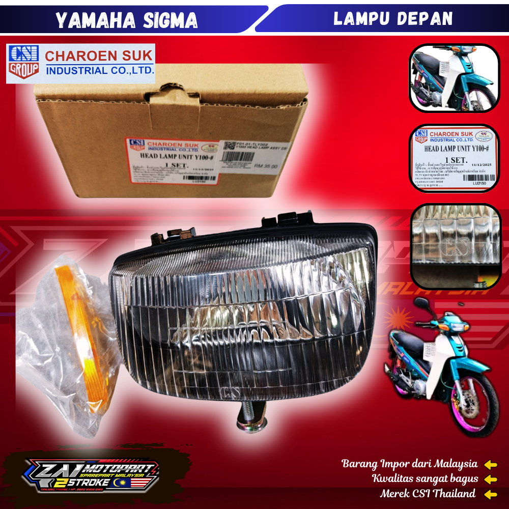 Lampu Depan Reflektor Sigma Yamaha Sigma Yamaha Matte 111 Lampu depan Diamond Eye Yamaha Sigma CSI T