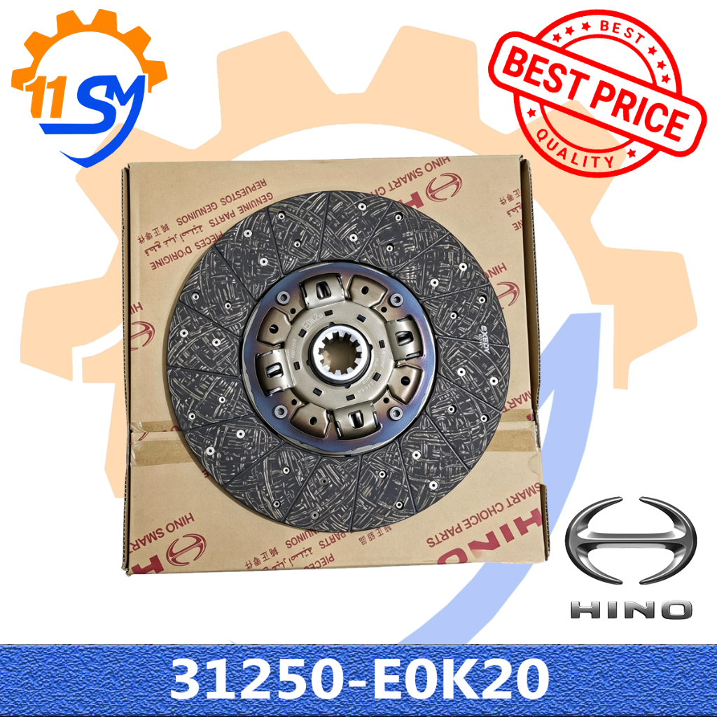 READY STOK DISC CLUTCH ASSY 15" 31250-E0K20 HINO 500 FM260 FM280 FG235 PLAT/KAMPAS KOPLING GENUINE P