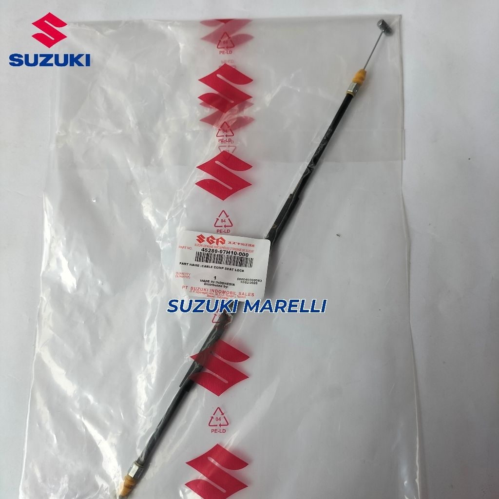 KABEL JOK TALI KUNCI JOK BELAKANG SUZUKI SMASH NEW ORIGINAL SGP