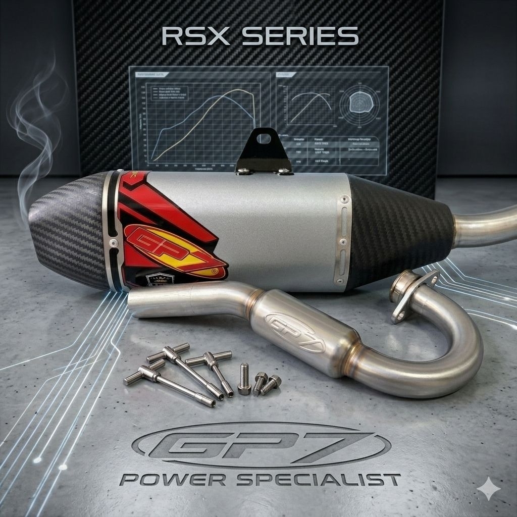 knalpot gp7 RSX standard bore up knalpot klx crf 150 L wr 155 R RSX classic