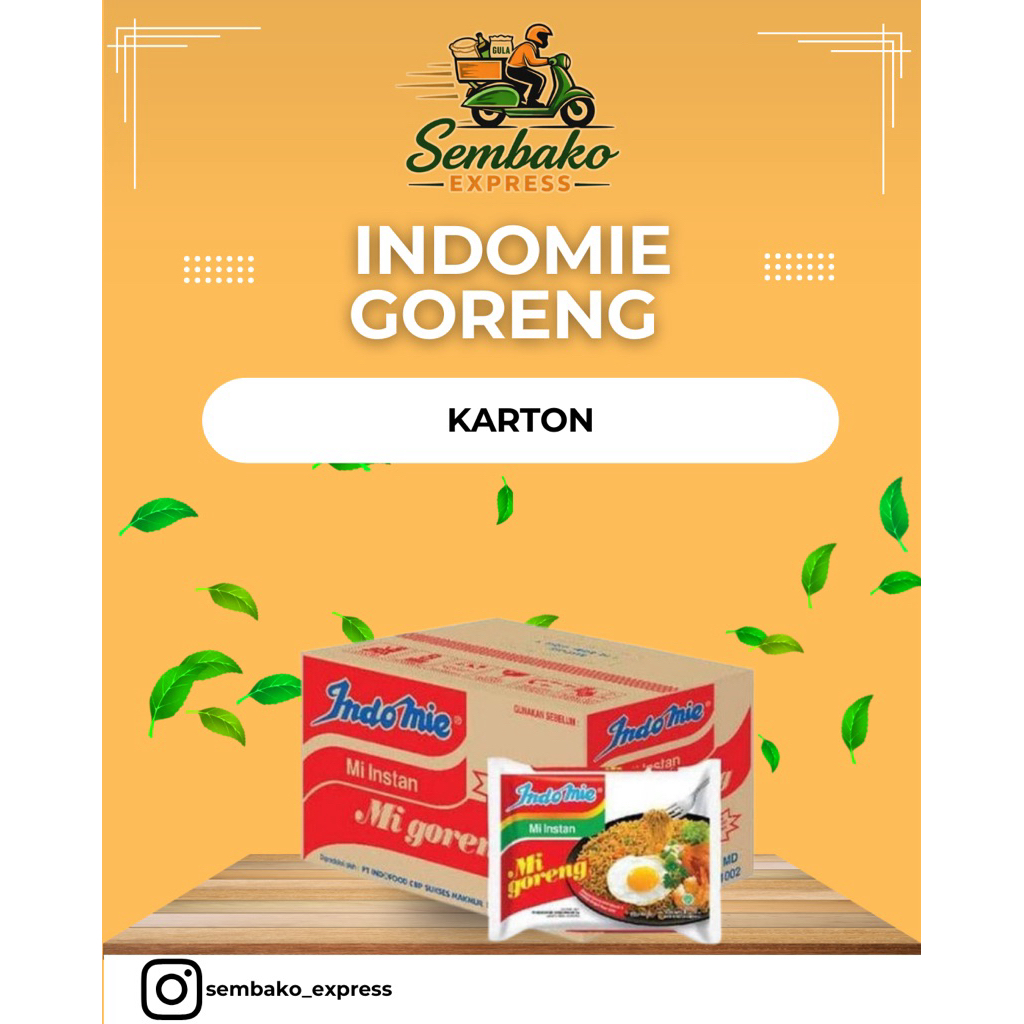 INDOMIE GORENG KARTON (ISI 40) - WARUNG SEMBAKO JOGJA | SEMBAKO MURAH