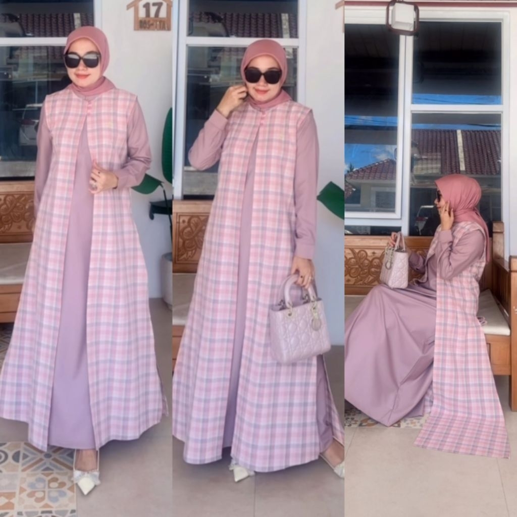 DRESS DIMARA KATUN TRISET ORIGINAL/DRESS Premium by DIMARA