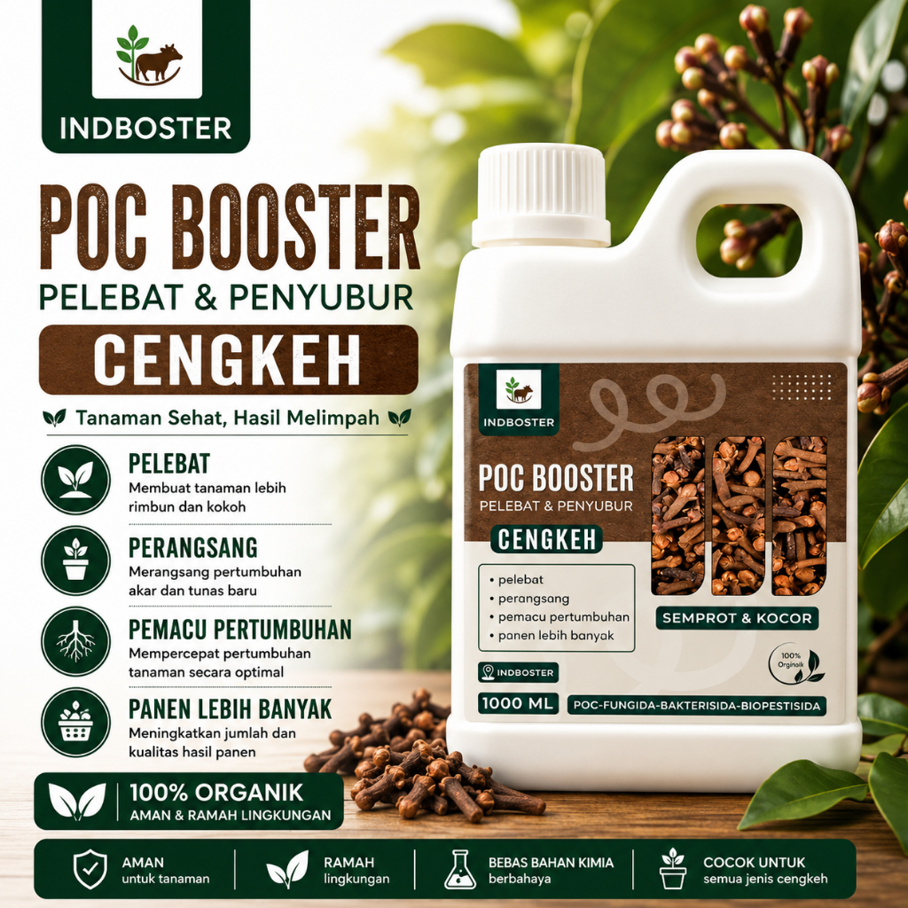Pupuk Cengkeh Berbuah Lebat / Pupuk Cengkeh Cepat Berbunga / Pupuk Cengkeh Paling Bagus / Pupuk Boos
