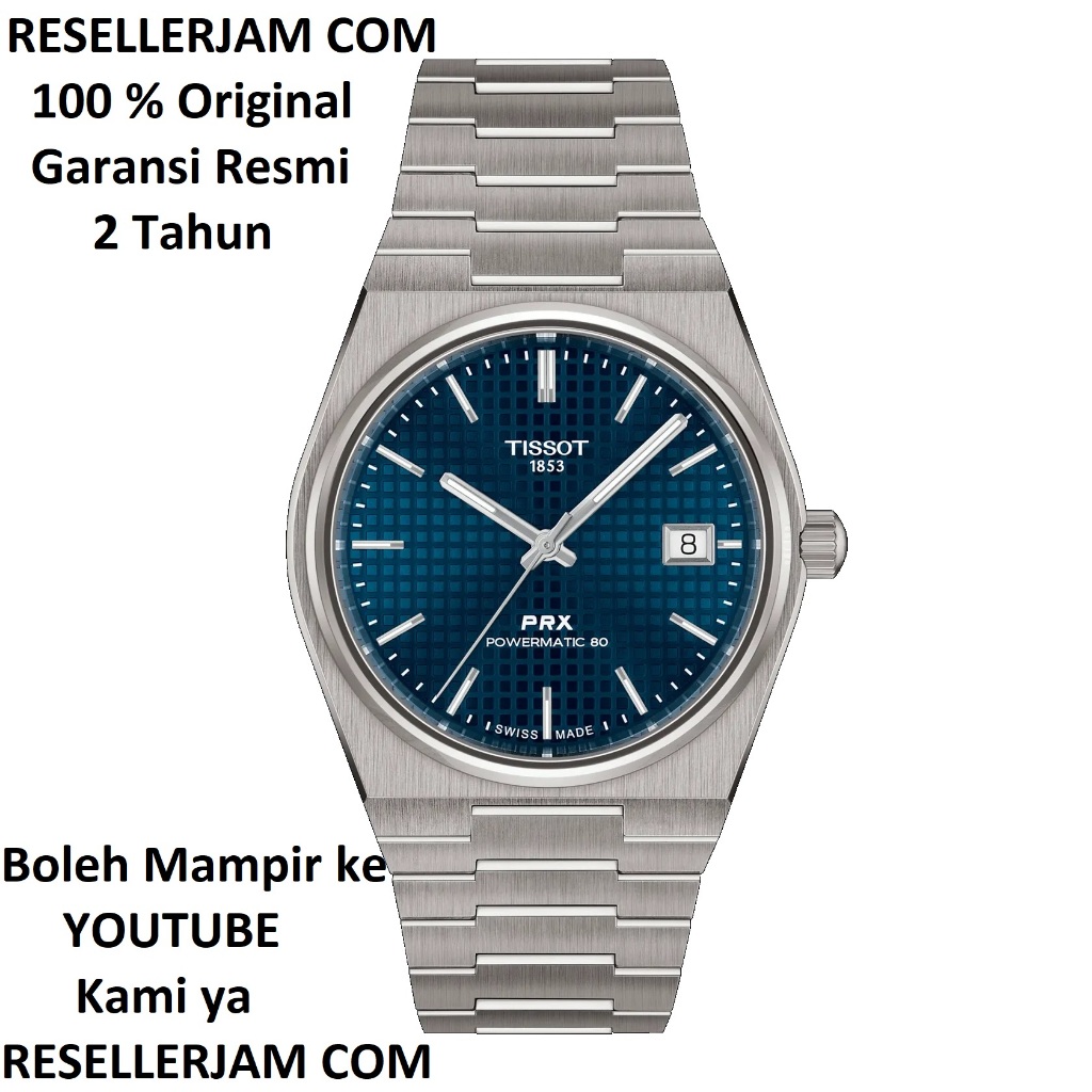 Jam Tangan Tissot PRX Titanium 38mm T137.807.44.041.00 Original Garansi Resmi