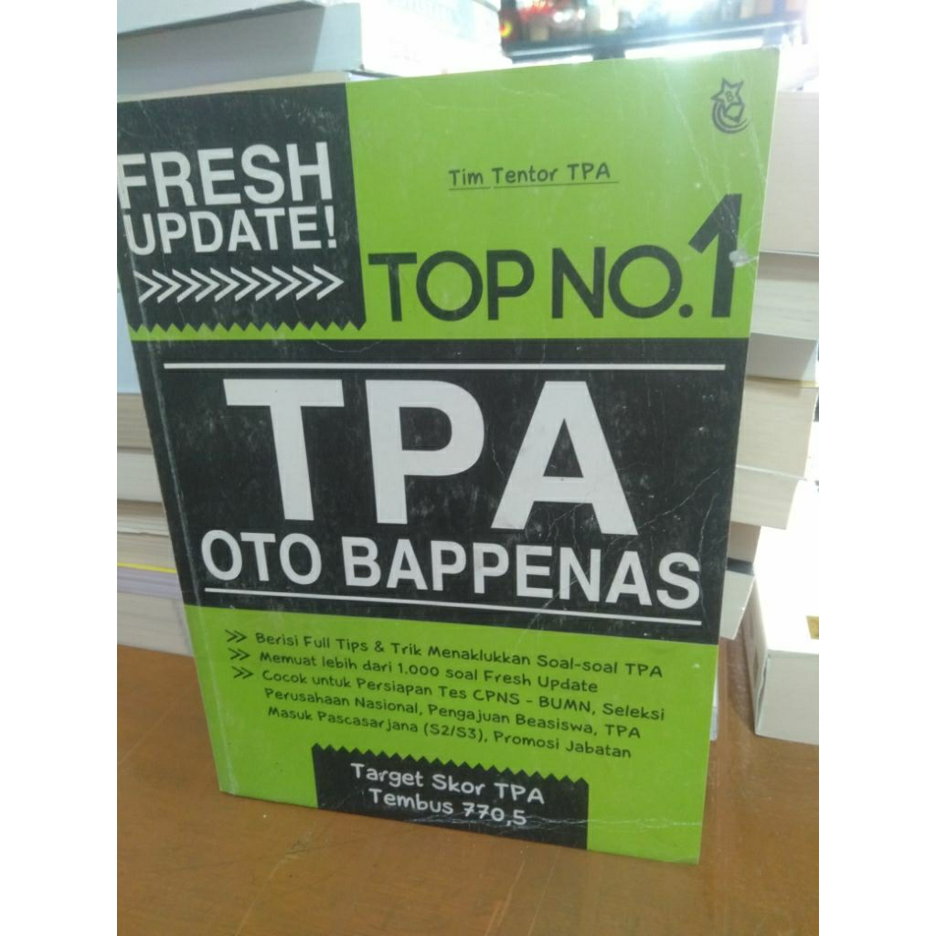 buku tpa oto bappenas top no 1 original bekas mulus