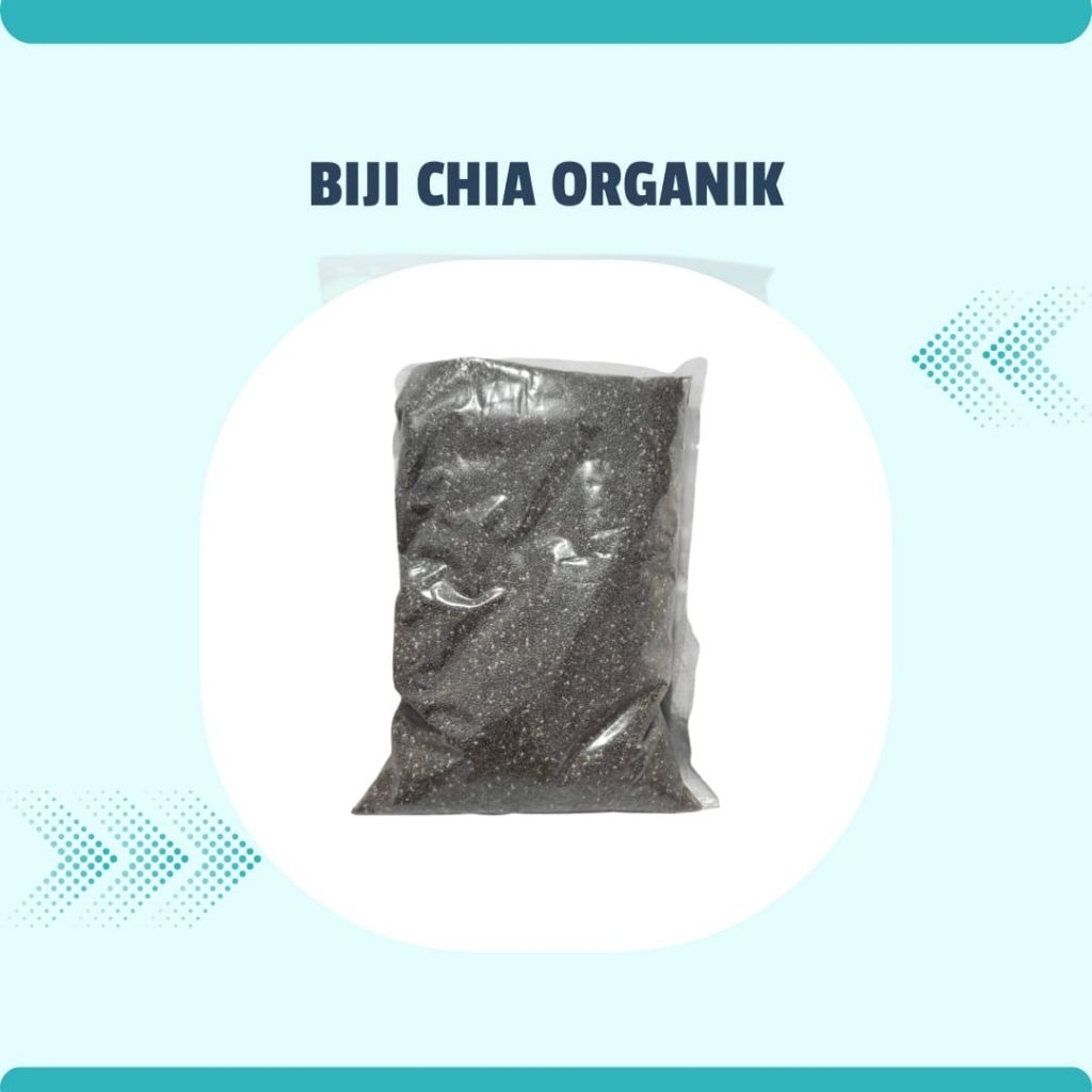 Biji chia organik murah/biji chia 1 kilo/black chia seeds