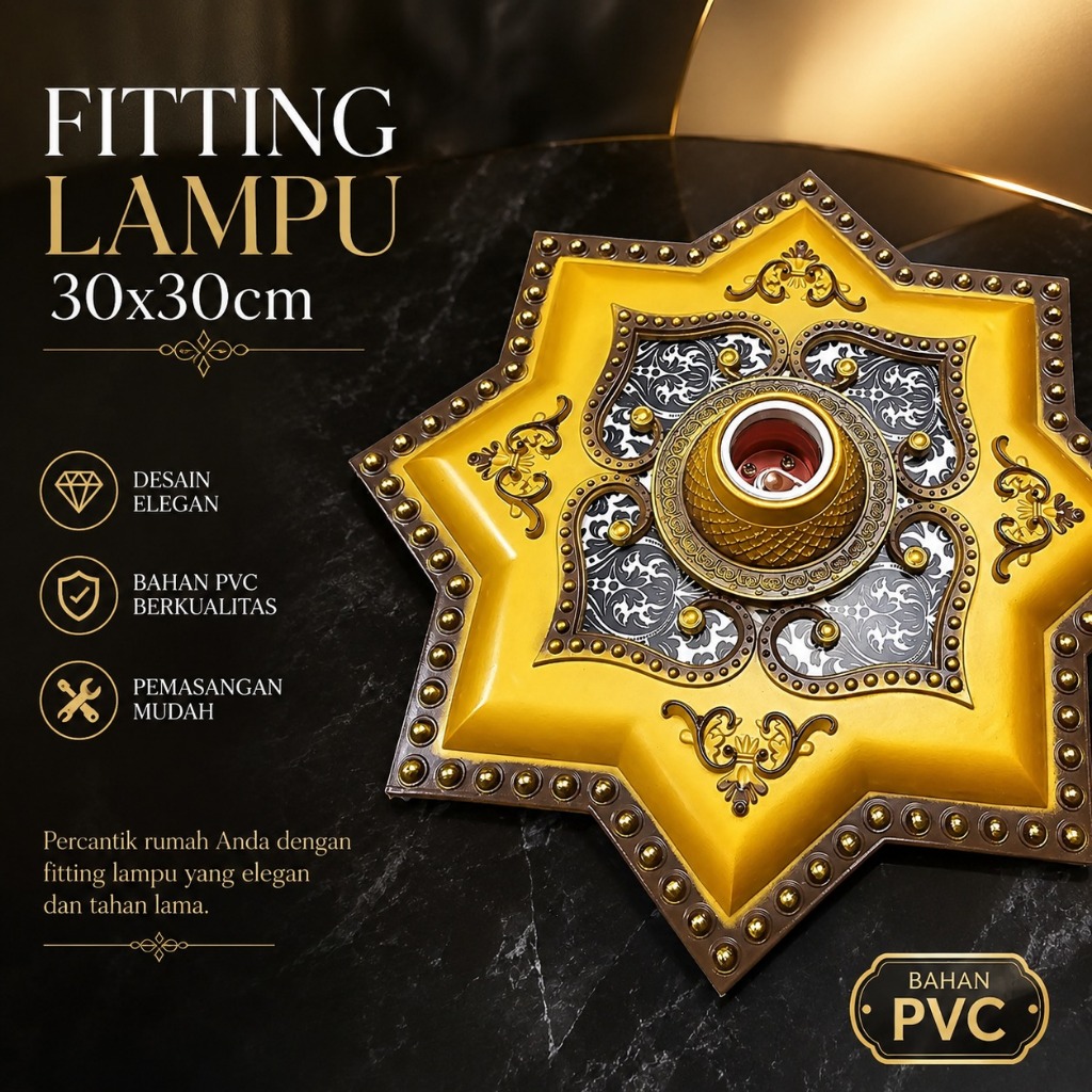 VICON FITTING LAMPU ORNAMEN / fitting lampu ornamen / ornamen lampu / fitting lampu hias ornamen