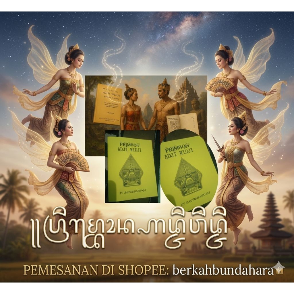 Primbon Adjiwidji,Primbon Jawa Kuno,Buku Jawa,asmaraga,asmaratantra.