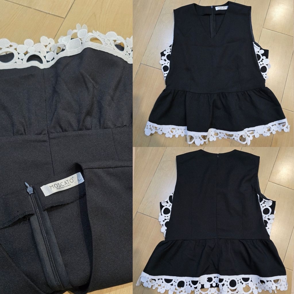 moscato top in black