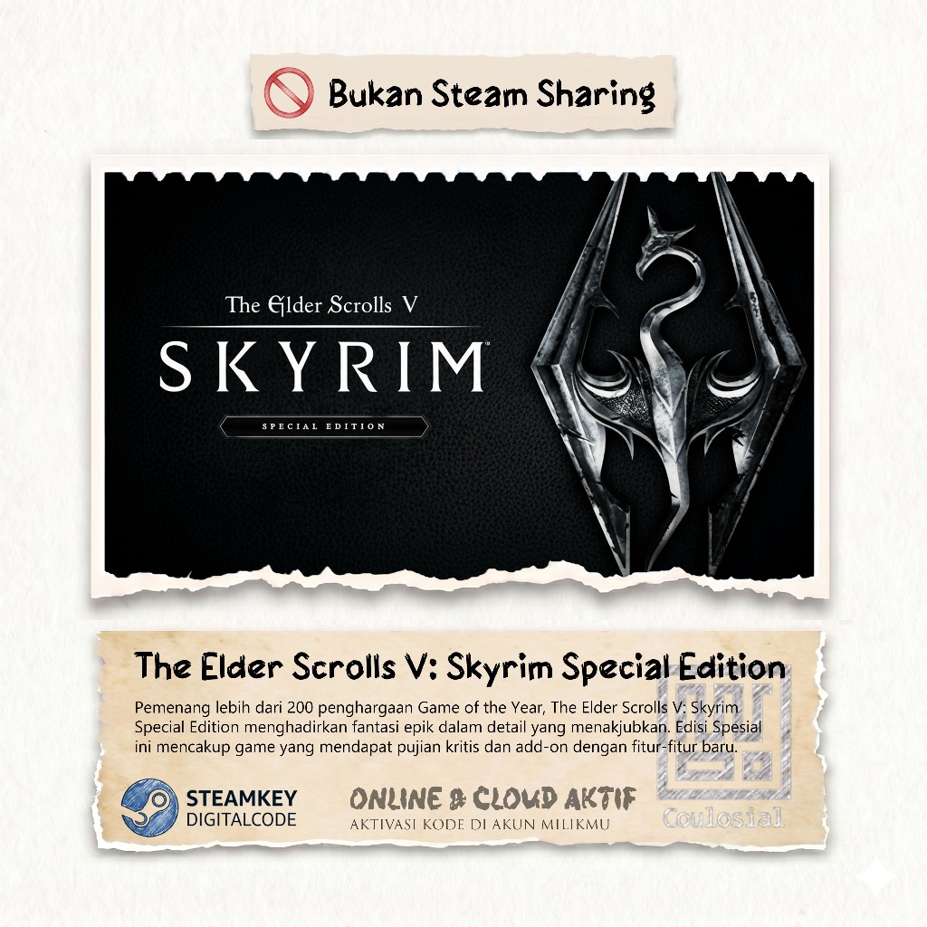 The Elder Scrolls V: Skyrim Special Edition - Steam Key Original