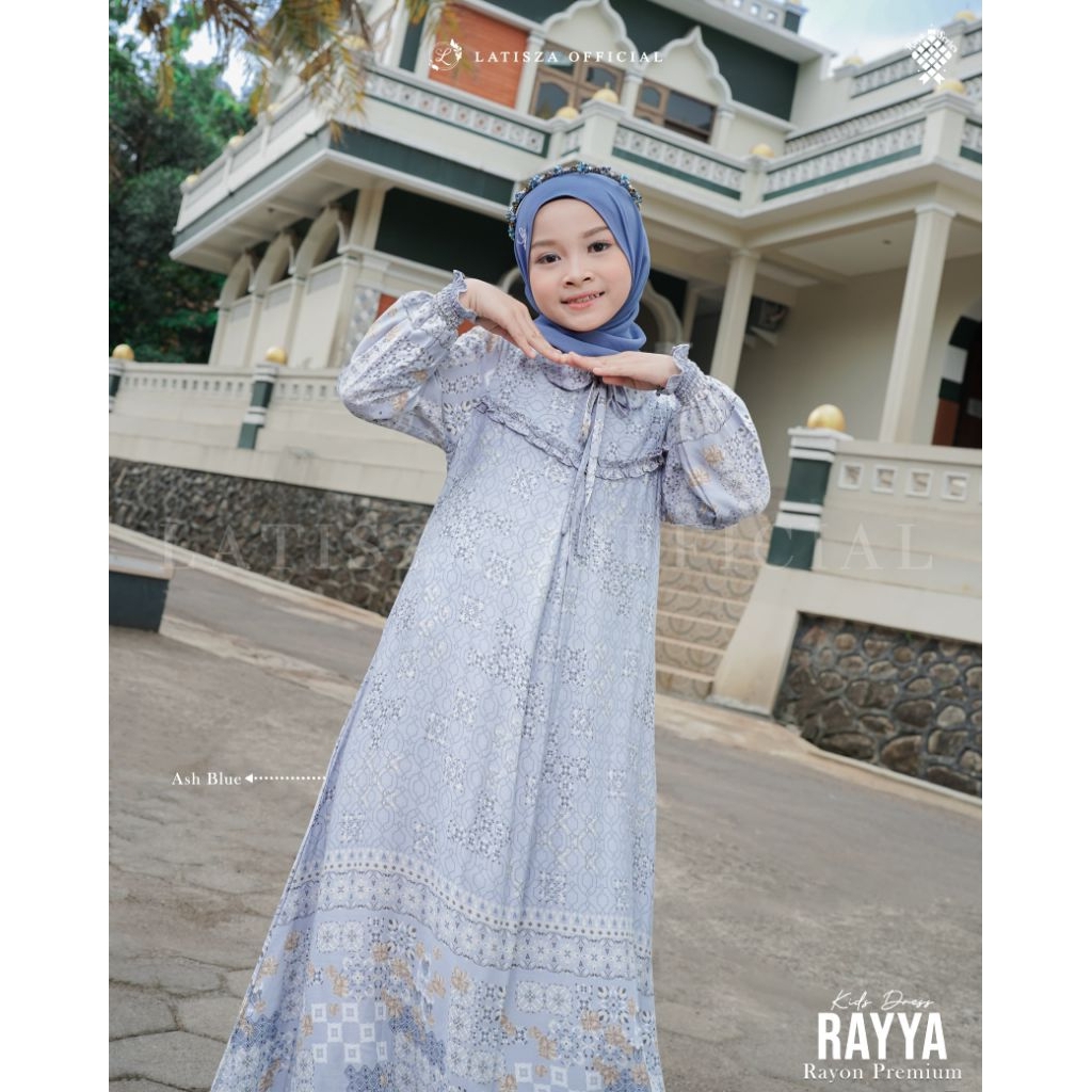 RAYYA DRESS KIDS BY LATISZA/ DRESS KIDS KEKINAAN/