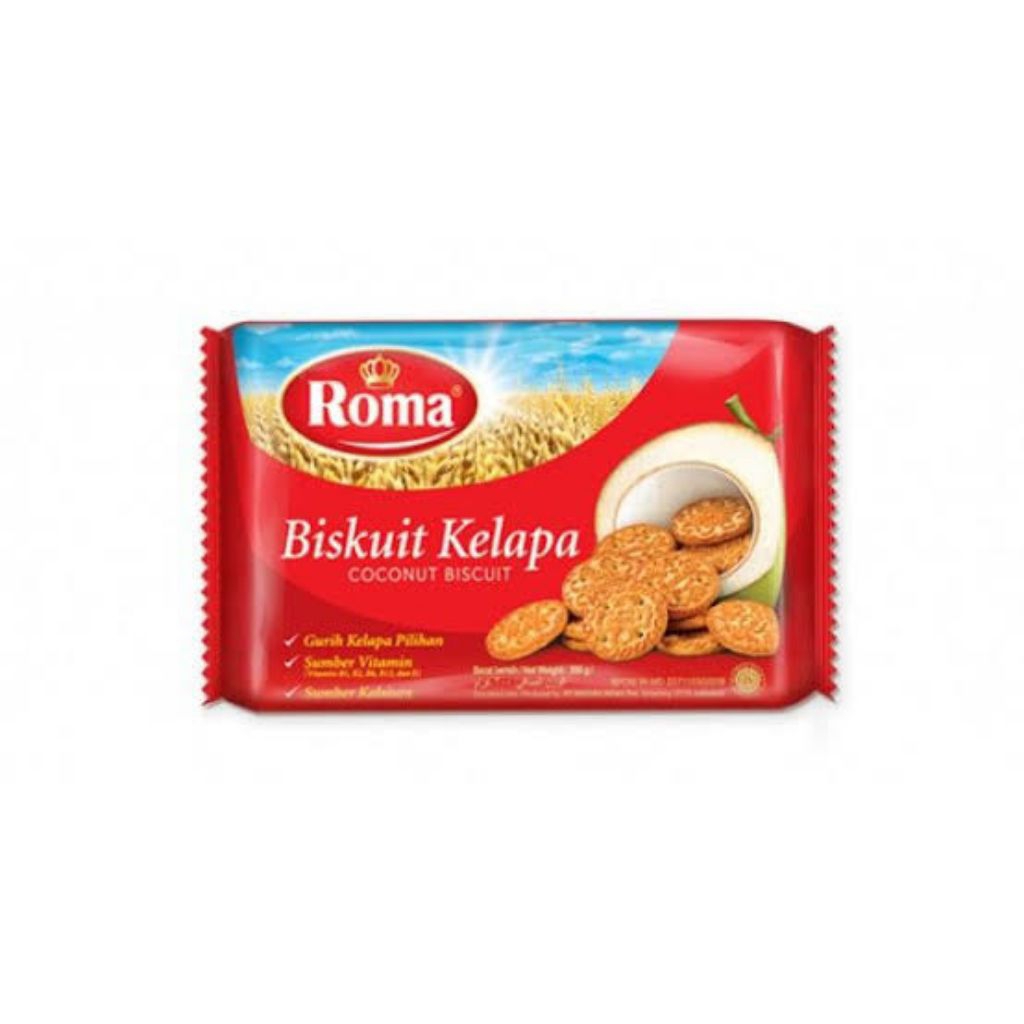 Roma Kelapa 300gram / Biskuit Roma kelapa merah